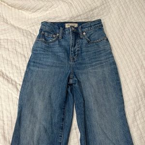 Madewell Slim Wide Leg Crop Jean